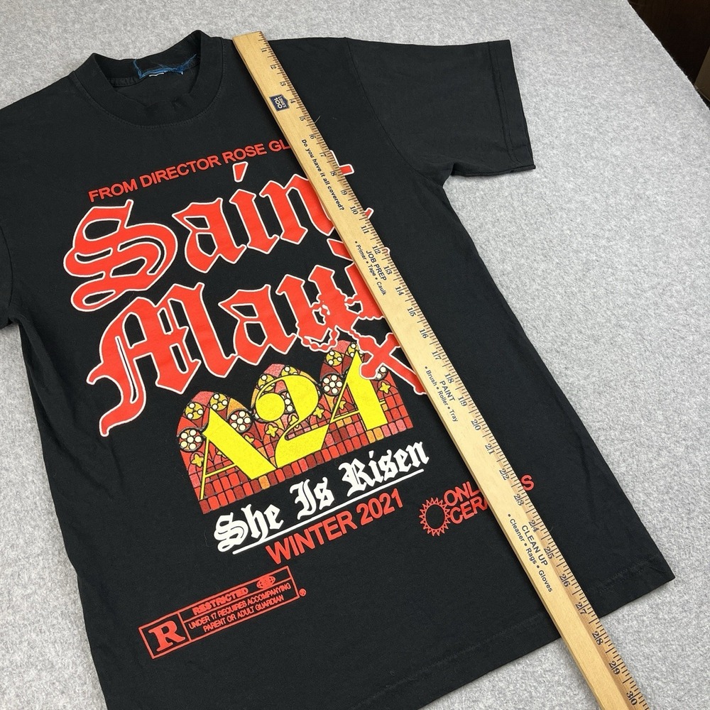 A24 x Online Ceramics Saint Maud T Shirt Small Stained Glass Tee Sold Out Rare - Picture 7 of 8